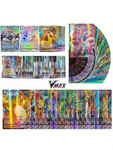 200张高级宝可梦集换式卡牌游戏（TCG）卡牌套装，精选经典系列和最新扩展包中的众多标志性宝可梦角色，色彩鲜艳清晰，细节精致，凸显每只宝可梦的独特特征。适合收藏、与其他宝可梦爱好者交换、完善卡组，以及与志同道合的朋友分享宝可梦的乐趣。随机发货。 - 彩色 - 查看 2