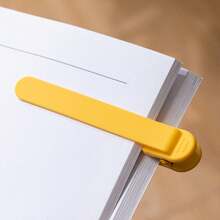 Silicone Automatic Page Marker, Minimalist Style Bookmark, Portable Reading Tracking Tool - Multicolor - View 7