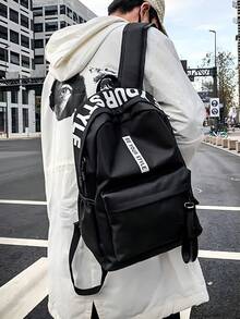Women Fashion Backpacks - Black - View 6