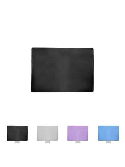 24-Inch Monitor Dust Cover - Soft, Durable Polyester With Elastic Band For Easy Fit - Protects Against Dust, Computer Monitor Dust Cover, Luxiv Black Full Body Cover For Computer Screen Anti-Static Lcd-Silky Hd Panel Dust Protective Sleeve, Uv Rays & Liquids - Compatible With For Macbook Pro/Air & More
