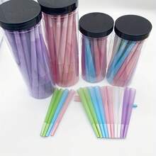 30/50/100/200支装彩虹预卷烟锥 - 特大号 109mm 彩色卷烟纸，带过滤嘴和装填漏斗 | 完整烟锥填充套装，带来顺滑体验 - 查看 6