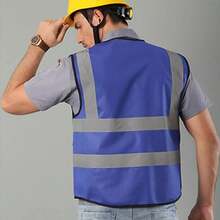 High-Visibility Vest - Blue - View 2