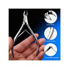 Professional Grade Stainless Steel Manicure Set - Nail Clipper, Cuticle Nipper, Nail File, Recommended For Removing Cuticles And Dead Skin, Medical Grade, Ergonomic Concave Handle Nail & Foot Care Tool Kit With Storage Box, Suitable For Adults, Great Gift For Family, Friends, Couples, Back To School - Silver - View 13