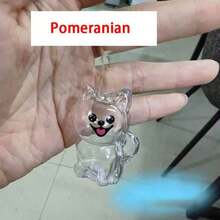 1 pieza Llavero conmemorativo de pelo de mascota, nuevo diseño - Multicolor - Ver 25