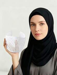 1条防滑头带，时尚百搭的穆斯林女性必备头饰，适合日常、户外活动、运动和休闲活动 - 頭巾髮箍 - 查看 14