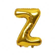 1 Pc Gold Custom Letter Balloons Kit 16Inch, DIY Phrase Banner For Wedding Birthday Party Supplies, A-Z Letters,0-9 Numbers(Gold) - Gold 16-inch Letter - View 27