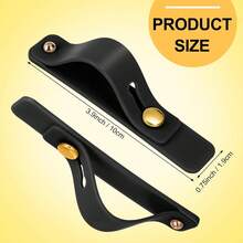 Multi-Pack Silicone Elastic Phone Finger Ring Holder, Expandable Stand Suitable For Most Phones And Tablets (Black) - Black - View 4