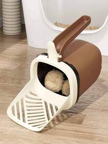 New Large Capacity 2-In-1 Cat Litter Scoop And Trash Can, All-In-One Cat Cleaning Tool, Litter Scooper With Garbage Bin, High Capacity Design, 2-In-1 Function, Hands-Free Litter Cleaning - Multicolor - View 9