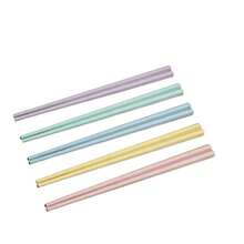 5/10 Pairs Reusable 5-Color Chopsticks, Chinese Style Chopsticks, Dishwasher , Antibacterial Kitchen Utensil Set, Non-Slip, Anti-Mold - View 1