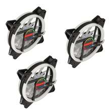 3pcs 120mm Case Fan Double Aperture Silence 16 LED Beads High Brightness Computer Case Fans for Computer - Ver 6