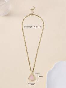 1pc 14K Gold Plated Buddha Pendant Necklace, Unisex - Buddha - View 8