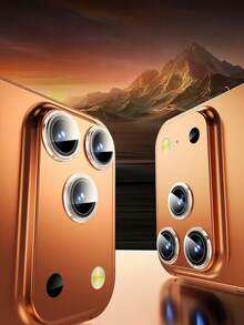 Luxury Lens Tempered Glass 3pcs Shatterproof Fingerprint-Proof Scratch-Resistant Lens Tempered Glass Screen Protector Compatible With Iphone 17/17 Pro/17 Pro Max/17 Air/16 Pro/16 Pro Max Premium Tempered Glass With Transparent Acrylic Frame Design Spring Gift - Clear - View 10