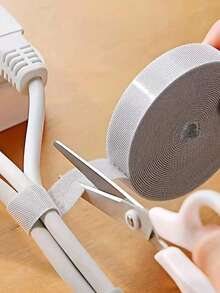 1 dây buộc cáp tái sử dụng, kích thước: 1m/3m/5m, thích hợp để sắp xếp dây cáp máy tính để bàn, cố định dây ổ cắm, bó dây cáp thùng máy tính, v.v. Dây buộc cáp đa năng/Dây sắp xếp dây cáp/Dây buộc cáp tái sử dụng/Đồ dùng học tập/Dây đeo - Một kích thước phù hợp với tất cả - Xem 5