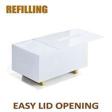 Tissue Box & Rack - White - View 3