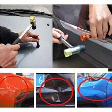 Paintless Dent Repair Rod Kit Auto Dent Removal Tools Car Dent Pullout PDR Tools - A - View 8