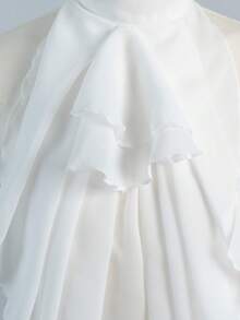 1件女士雪纺可拆卸领饰 - A - 查看 5