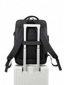 New Combination Lock Men's Casual Backpack, Business Travel Laptop Backpack, Commuter Backpack - Multicolor - View 8