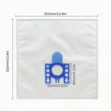 适用于 Zelmer 吸尘器型号 3000.0、2700.0、2400.0、919.0、819.0 和 321 的 10 个装兼容尘袋。ZVCA100B 系列。采用无纺布材质制成。 - 10pcs - 查看 8