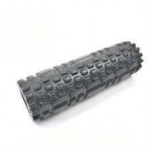 Con lăn tập yoga bằng xốp 25,5cm, dùng cho tập thể dục, rèn luyện cơ bắp, Pilates, thể thao, massage, tập luyện điểm kích thích, tập luyện tại nhà, phòng tập thể dục. - Màu Hồng Tươi - Xem 3