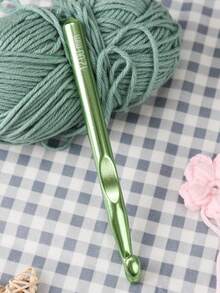 1 pieza Gancho de ganchillo grande de aluminio/Herramienta de tejido DIY/Aguja de ganchillo para hilo grueso - Aguja de crochet grande de aluminio - Ver 5