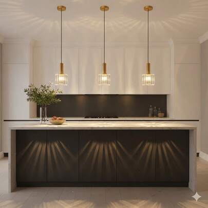 1pc Nordic Luxury Crystal Single-Head Pendant Light, Dimmable Crystal Pendant Lamp, E27 Socket, Modern Minimalist Bedside Bar Dining Room Light, Creative Bedroom Lighting (Bulb Not Included)