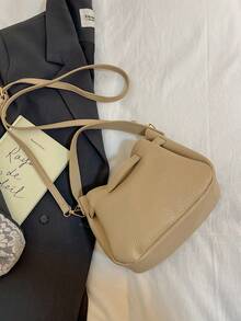 New Luxury Versatile Women Handbag, Tote & Shoulder Bag - Khaki - View 8