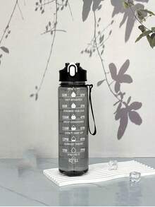 1pc 750ml Capacity PC Water Bottle, Shockproof & Durable, Portable Straw Cup Suitable For Sports, Fitness, Home, Outdoor, Work, Travel To Stay Hydrated - Multicolor - View 15