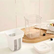 1100ml Thick Yogurt Maker With Mesh Basket, DIY Yogurt, Soy Milk, Juice, Coffee Yogurt Making Tool - White - View 8