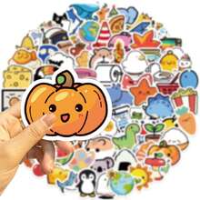 100PCS Cartoon Mini Animals Graffiti Stickers For Helmet Bicycle Hand Account Pencil Case Decals - 1 Set - View 8