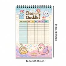 1pc Minimalist Daily Planner Notebook | Undated Office Organizer Notebook, Personal Memo Notepad, Cute Themed Task List Planner, Work Schedule Notebook - A5 - View 4