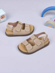 Unisex Kids' Sports Sandals, Casual Flat Sandals With Soft, Lightweight And Anti-Slip Soles - Khaki - View 4