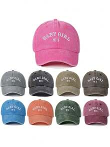 1 件女士休闲可调节软顶棒球帽，浅灰色 - 淺灰色 - 查看 9