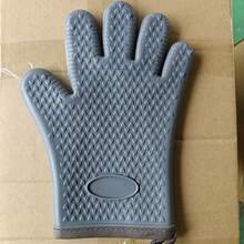 1 Pair Oven Mitts, Heat Resistant Silicone Gloves, Suitable For Oven Or Microwave - View 7