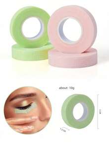 一卷眼部化妆工具，包含眼影贴纸、透气眼线笔、睫毛延长纸贴纸、隐形面部化妆胶带、速效面部练习化妆胶带、面部提拉塑形胶带、眼影胶带、眼线笔胶带（1.25厘米*4.5米）、化妆工具、睫毛工具、面部提拉工具 - 彩色 - 查看 10