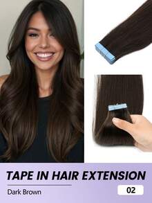 Extensiones de cabello humano - Multicolor - Ver 17