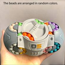 This Highly Challenging 3D Cylindrical Puzzle Toy Features Colorful Rotating Beads And A Creative Sliding Game Design, Which Can Help Relieve Stress And Train Focus. With A Smooth Handheld Design Made Of ABS Resin Material, It Is An Ideal Choice For Adults And Teenagers Who Love Brain Teasers And Hand Puzzles. It Also Makes A Great Halloween Prank Gift, Christmas Present, Thanksgiving Surprise, Birthday Gift, Office Desk Toy, And Holiday Party Favor (Available In Red, Blue, And Black). - Multicolor - View 22
