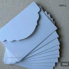 NIEWSPECIAL 10pcs Set Tri-Fold Pocket Wedding Invitation Envelopes, Simple Invitation Envelopes For Engagement, Christening, DIY Invitations, 5*7 Inch Invitations, Pocket Invitations, Customized Invitations, New Design Covers. Christmas Cards - 10Pcs - View 15
