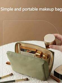 Nécessaire portátil impermeável com estampa de batom rosa (1 unidade), ideal para viagens, armazenamento de cosméticos em casa, estojo de viagem para cosméticos, presente, organizador, acessório com zíper, nécessaire para unhas, nécessaire de higiene pessoal, nécessaire para maquiagem, organizador de maquiagem, presente durável para o Dia das Mães, itens essenciais para as festas de fim de ano, presentes para mães. - Multicolorido - Ver 10