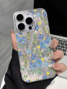 2026 New Large Hole Gradient Feather Mesh IMD PC+TPU Floral Painted Anti-Drop Phone Case, Compatible With IPhone7pro/17Air/17/17promax 16/11/16pro/16plus/16promax/16e/15Promax/13/14/12/XS/XR/7G/8P, Galaxy S25/S25PLUS/S25 Ultra/A16/A36/A26/A56/A50/A12/A32/A52/A72/A51/A21S/A13/A14/S24/S24PLUS/S24Ultra,S22/A52/A53/A54/A55, 11/12Pro/12/12X/13Pro/14Pro/15Pro/, 10/9/Note9/12c/Note11pro/Note8Pro - Multicolor - View 3