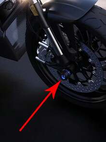 CNC Machined Aluminum Alloy Front Frame Slider Kit, Reinforced Anti-Collision Design, Enhances Protection Against Falling And Scratches, Suitable For Most Motorcycles, Cruisers, Heavy Bikes And Scooters - A - View 7