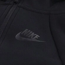 Nike Tech Fleece Full-Zip Set Kid Grey-86M880-042 | Everyday Versatile, Comfortable Fit - 黑色 - 查看 4