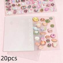 Giấy PET trong suốt hai mặt khổ A5/A6/A7/M5/A8, Giấy phân trang bìa cứng dày, Giấy phân trang sổ tay, Sổ tay, Giấy rời, Giấy dán, Nhãn dán bong bóng pha lê, Sổ dán bìa cứng, Giấy rời dày, Giấy dán thay thế, Sổ dán bìa cứng, Giấy dán pha lê dập nổi 3D, Giấy phân trang sổ tay, Giấy đựng hồ sơ, Sổ dán. - Giấy chống dính hai mặt trong suốt - Xem 24