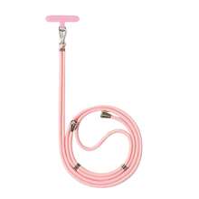 1条可调节斜挎手机挂绳，安全防丢手机带，带卡槽 - 彩色 - 查看 9