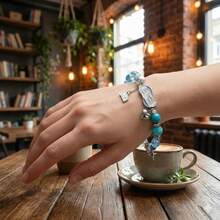 Alien Stage Rabbit Series Blind Box Phone Wrist Strap, Anime ALNST Mysterious Beaded Bracelet Pendant - Multicolor - View 8