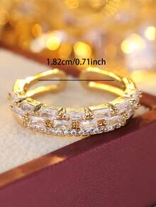 Elegant Open Ring, Delicate Minimalist Fashion Versatile Finger Jewelry For Women - Open Ring - View 7