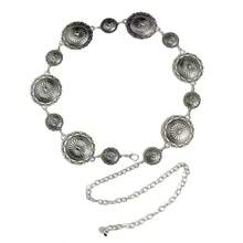 1件几何图案休闲朋克波西米亚复古宫廷风派对可爱性感街头优雅锌合金金属腰链腰带，适合春、夏、秋、冬四季穿着。 - A - 查看 6