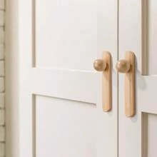 北欧木质橱柜把手 衣柜鞋架旋钮 家具把手五金件 梳妆台拉手 厨房把手 - WD044 - 查看 7