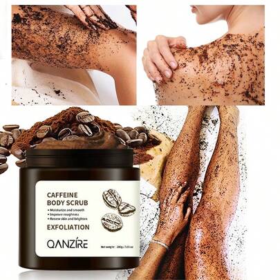 咖啡磨砂膏，温和去角质磨砂膏，温和海盐磨砂膏，身体去角质盐
