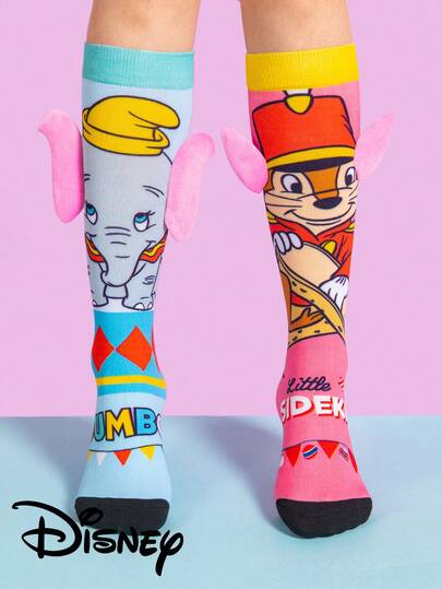  Cute 3D Disney Children's Toy Story Knee-High Socks, A Fashionable Children's High Sock Party, High-Quality Gifts, School Is Back In Session, Fun And Fashionable Disney Little Fans Disney Cartoon 3D Calf Socks
