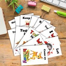 50pcs Cute Animal Encouragement Cards - Cartoon Theme, Positive Affirmation Cards With Inspirational Messages, Lunch Box Notes, Motivational Cards For Friends, Colleague And Family - A - View 6